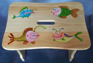 Štyri ryby - akryl /šamlÍk/