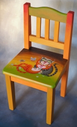 Mačky hračky 2 - akryl /stolička/