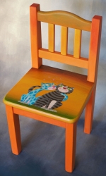 Túlenie - akryl /stolička/